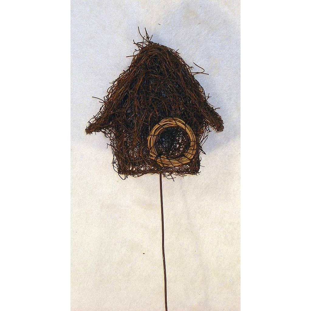 TWIG BIRD/HSE 6"X5.5"X3" ON 16" PICK