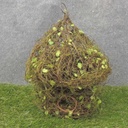 MOSS BIRD/HSE TWIG 11"X8"