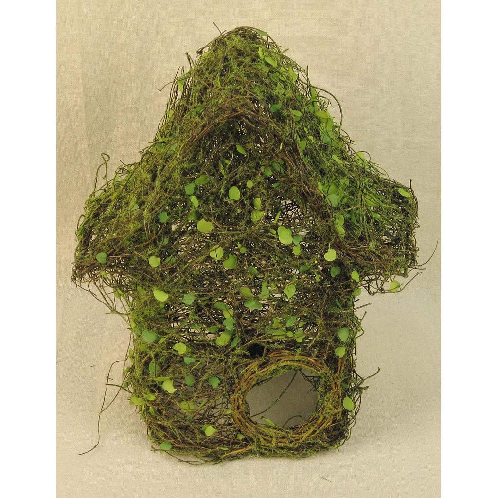 MOSS BIRD/HSE 11.5"X9"X6" NAT