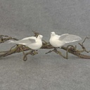 5" MUSH/FEA DOVE FLYING W/CLIP  2 STYLES (R & L)