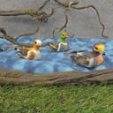 DUCK 3" SITTING 3-ASST W/CLIP