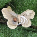 BUTTERFLY 6.5&quot; NATURAL W/CLIP