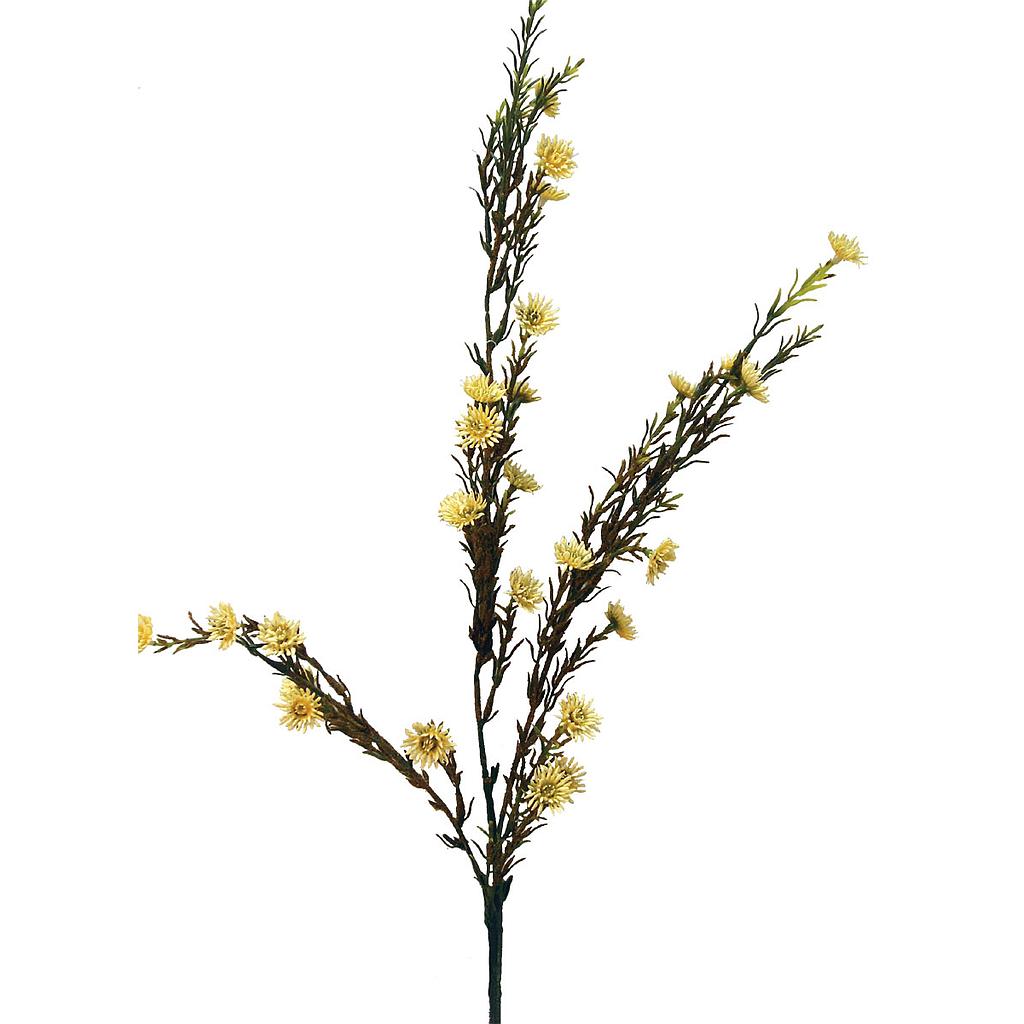 [S192343-CRM] 28" DAISY SPRAY MINI SFT TOUCH CREAM
