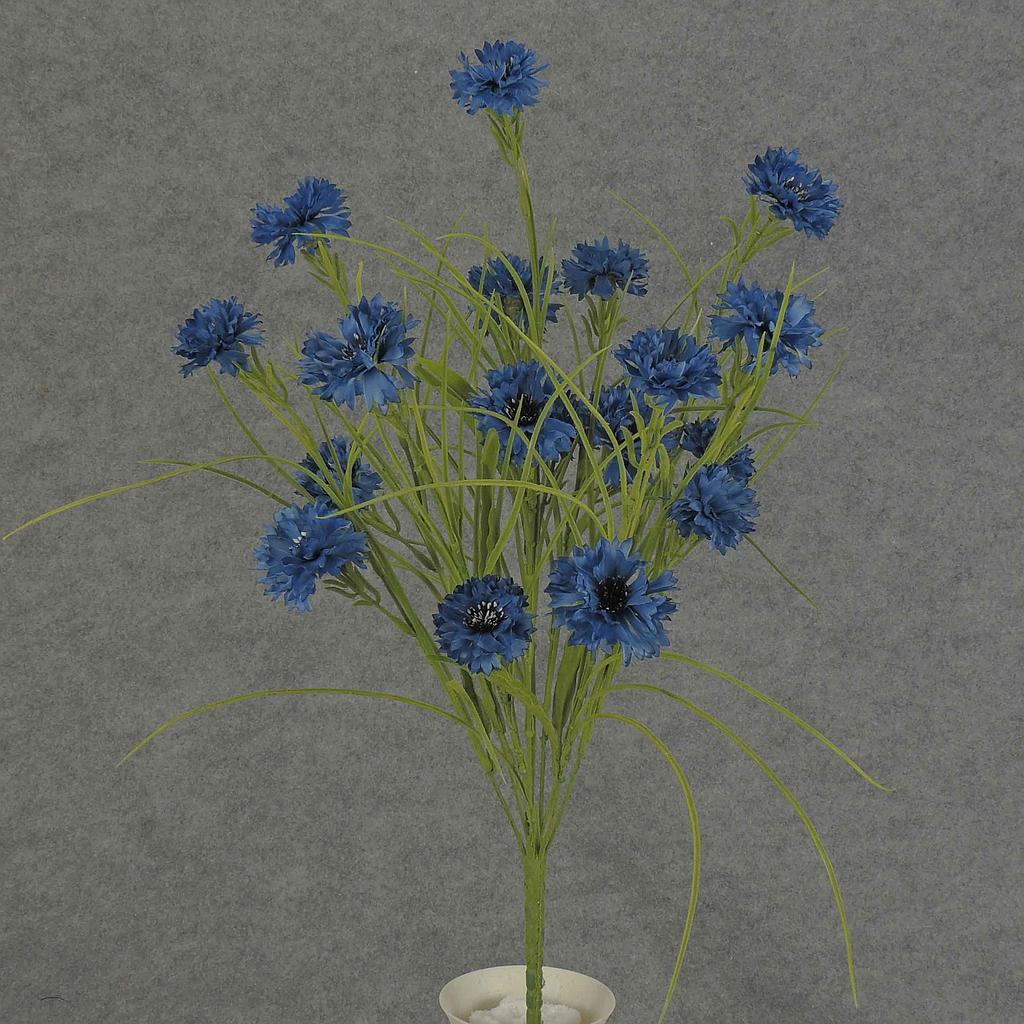 [S37072-DKB] 24" CORNFLOWER BUSH X18