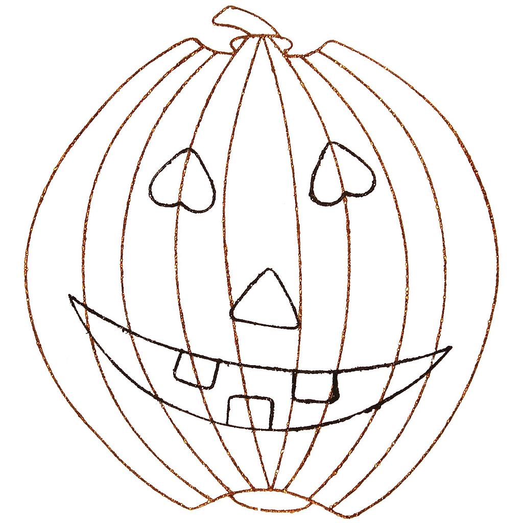 DISPLAY PUMPKIN 25" ORANGE