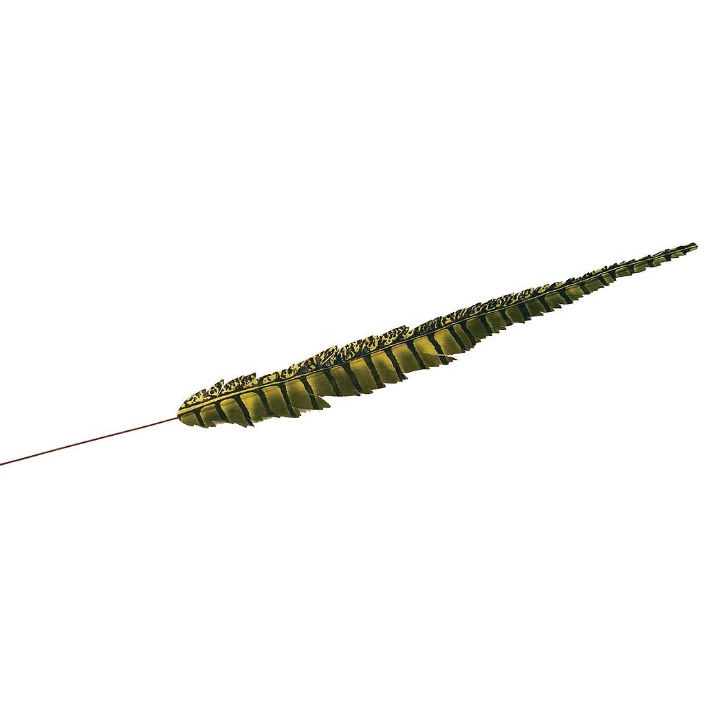 20" ARTIFICIAL GREEN FEATHER (12 PCS/BG)
