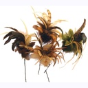FEATHER PICK   4 COLORS ASST (8 PC PER BG)