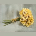 11.5" HYDRANGEA BUNDLE BEIGE