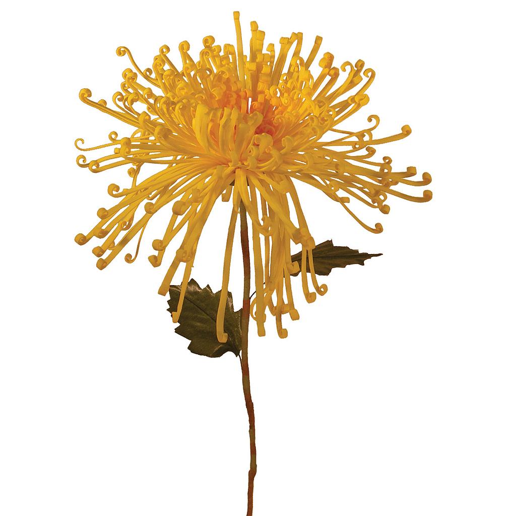 MUM FUJI SPRAY 21" YELLOW