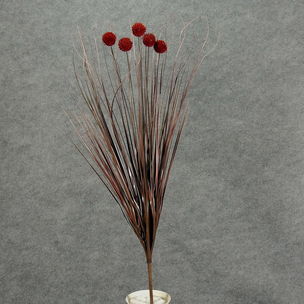 GRASS ONION FLKD BALL BUSH X5  BURGUNDY