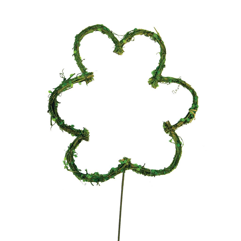 31" MOSS DISPLAY FLOWER