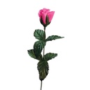 14.5" ROSE BUD SINGLE FRENCH HOT PINK 14