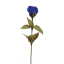 ROSE BUD SINGLE FRENCH ROYAL BLUE 14.5"