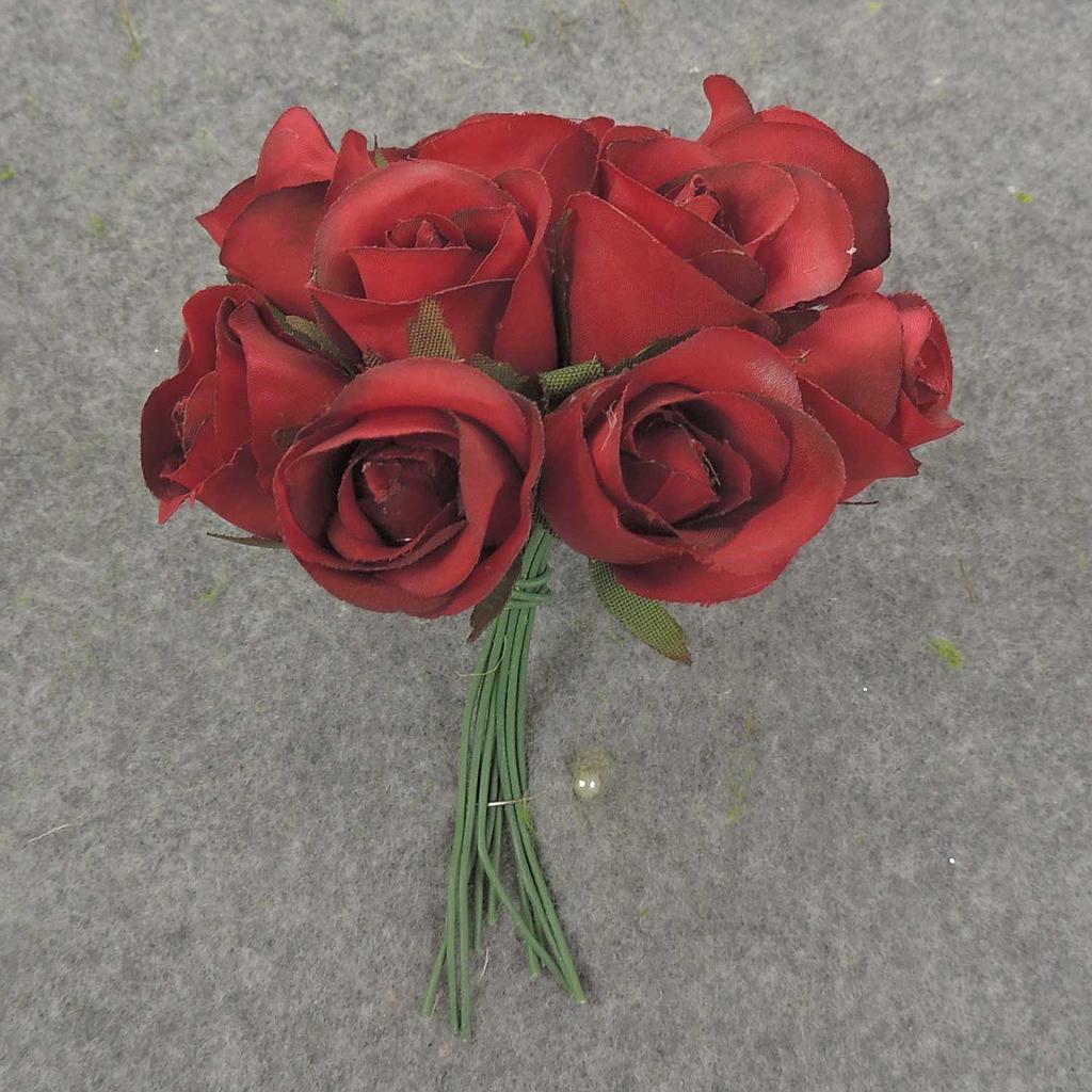 ROSE SWEETHEART PICK  DARK RED (1 DZ/POLY BAG)