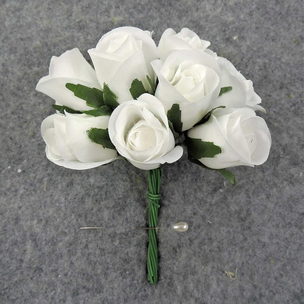 ROSE SWEETHEART PICK TRUE WHITE (1 DZ/POLY BAG)