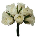 ROSE SWEETHEART PICK  WHITE (1 DZ/POLY BAG)