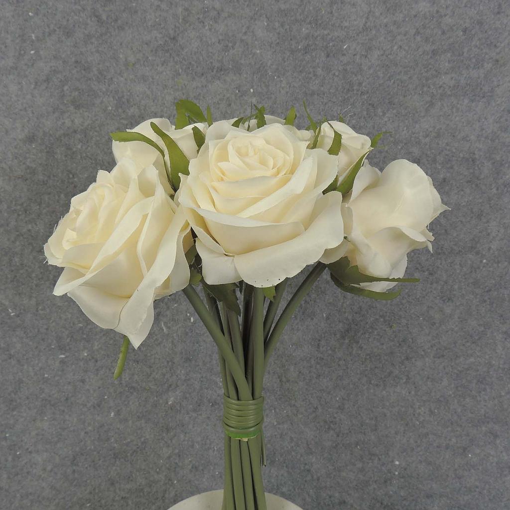 ROSE NOSEGAY/STANDING BOUQUET X12  IVORY