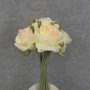 ROSE NOSEGAY/STANDING BOUQUET X12  LIGHT PINK/CREAM