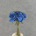 ROSE NOSEGAY/STANDING BOUQUET X12  ROYAL BLUE