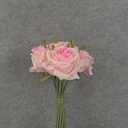 ROSE NOSEGAY/STANDING BOUQUET X12  TWO-TONED PINK