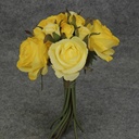 ROSE NOSEGAY/STANDING BOUQUET X12  YELLOW