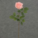 26" ROSE STEM LARGE OPEN PINK