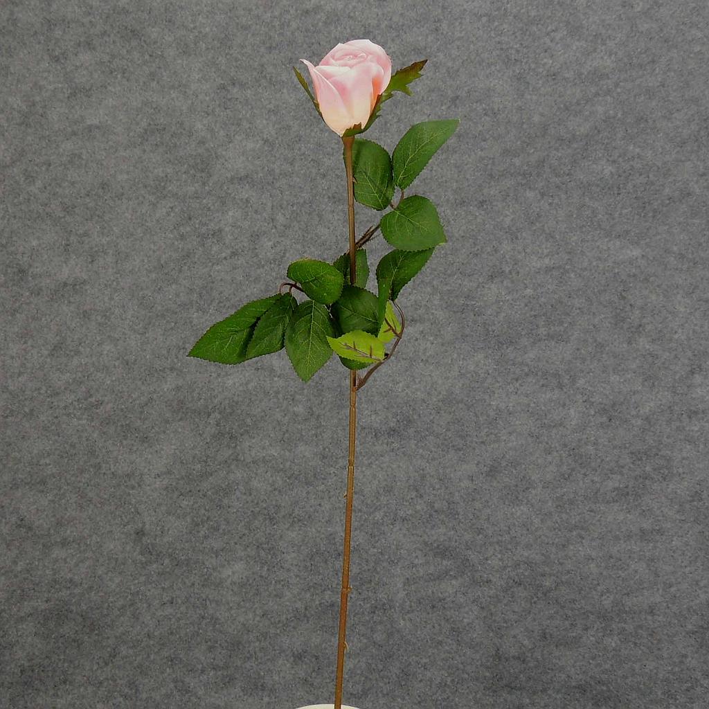 [S5952-PNK] 26" ROSE STEM LARGE BUD PINK