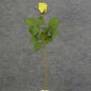 26" ROSE STEM LARGE BUD YELLOW
