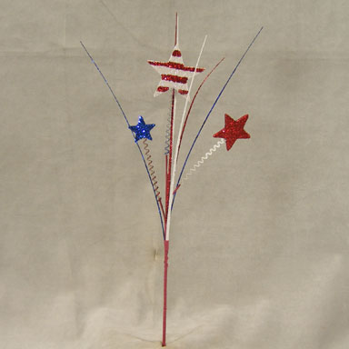 18" STARS & STRIPES SPRAY (6/BG)