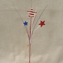 STARS & STRIPES SPRAY 18"(6/BG)