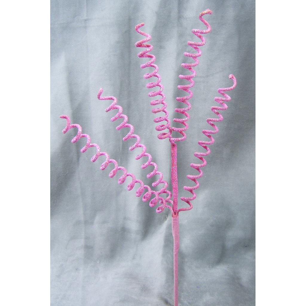 [SA329-PNK] GLITTER SPRING SPRAY X5 17"  PINK