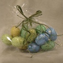 1.5" EGGS ASSORTED (12/BAG)
