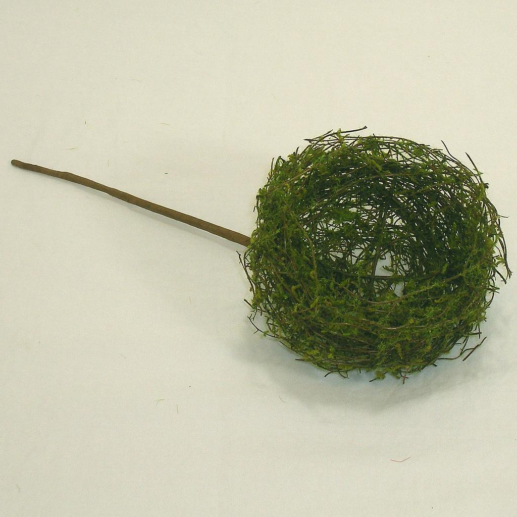 NEST 4" MOSSY W/9" PICK