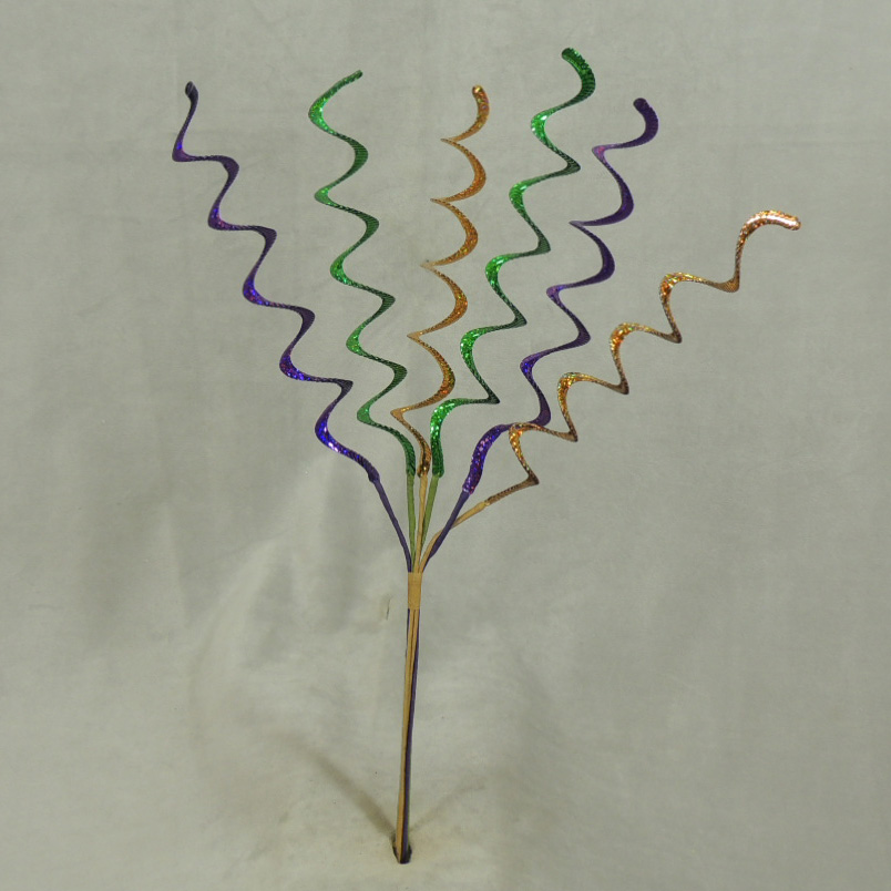 MARDI GRAS SPIRAL BUNDLE  17&quot;