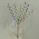 MARDI GRAS SPIRAL BUNDLE  17&quot;