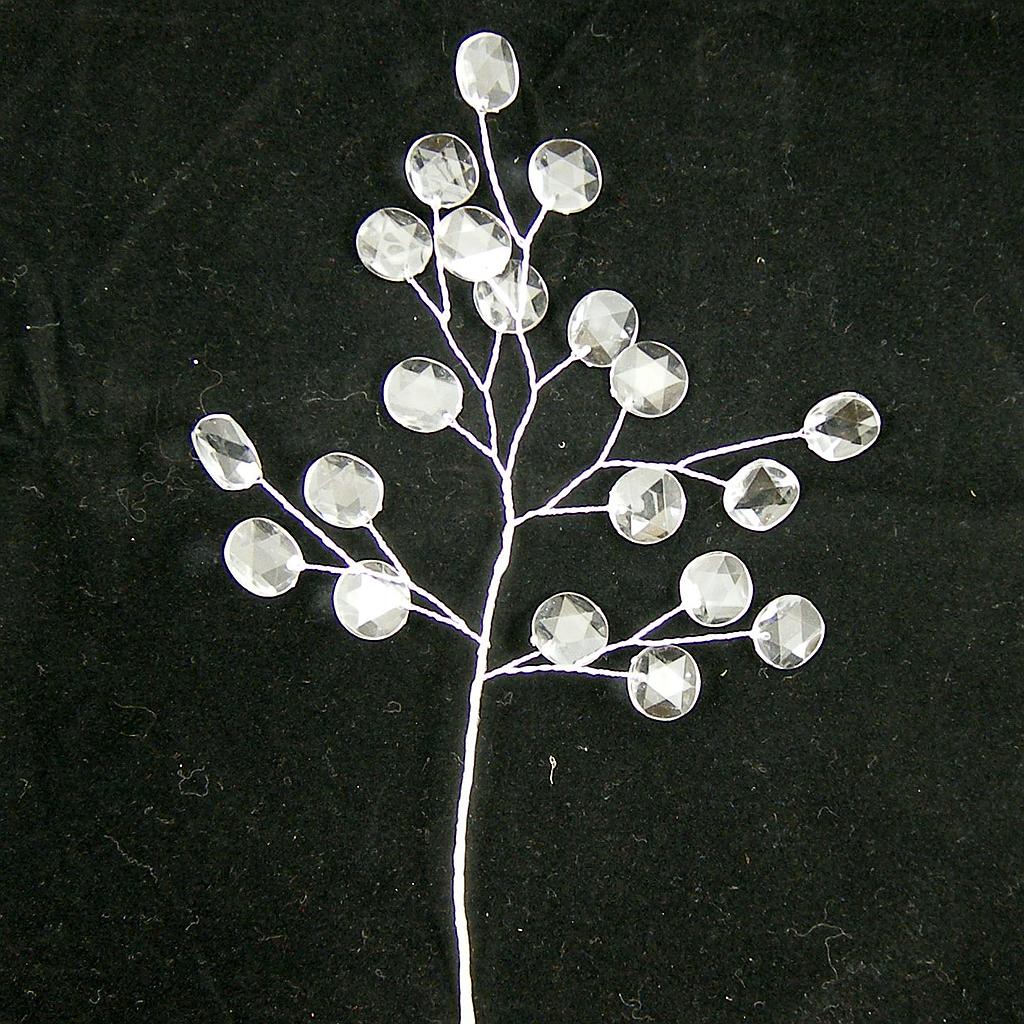 [SA4076] 8" ACRYLIC ROUND GEM PICK  