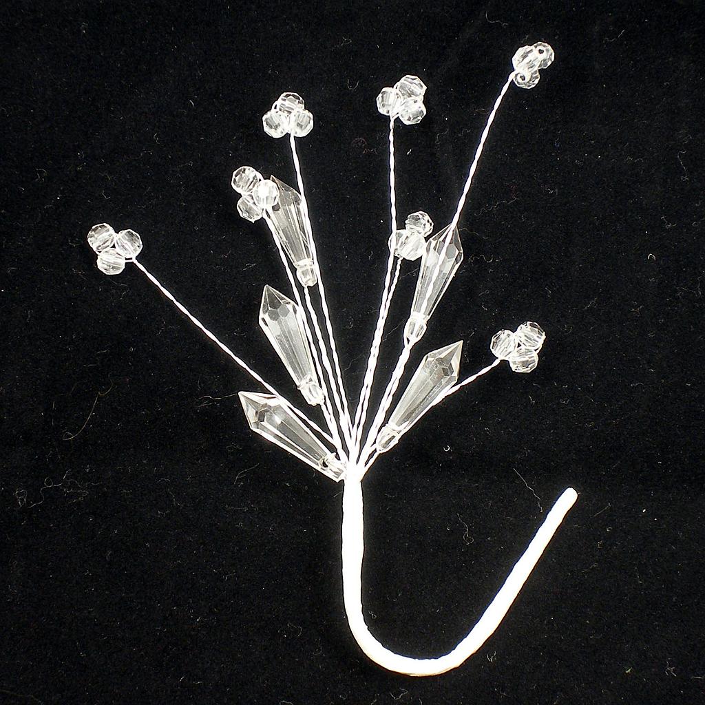 [SA4077] 8" ACRYLIC PICK CLEAR