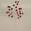 8" GEM PICK BURGUNDY