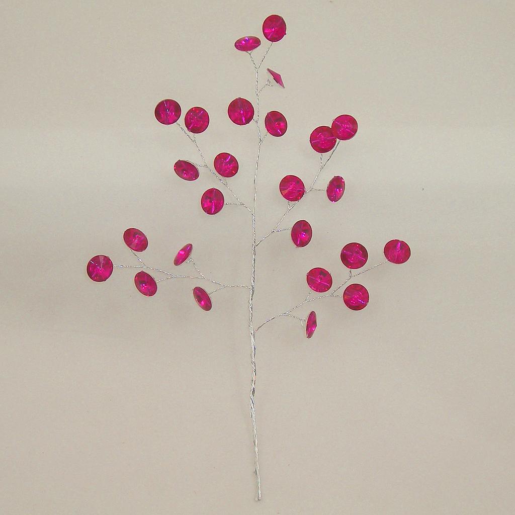 [SA4080-FUS] 8" GEM PICK FUSCIA