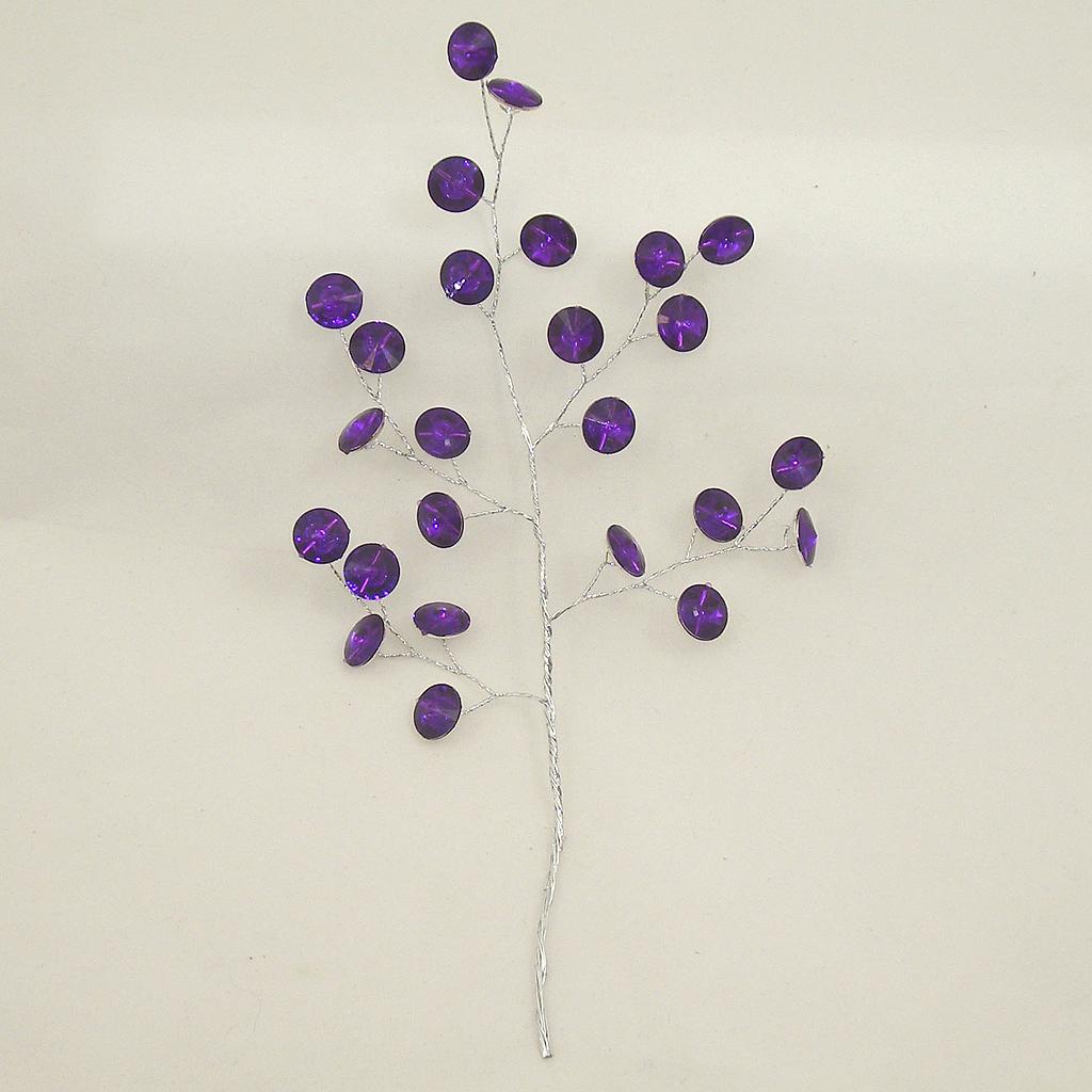 [SA4080-PUR] 8" GEM PICK PURPLE