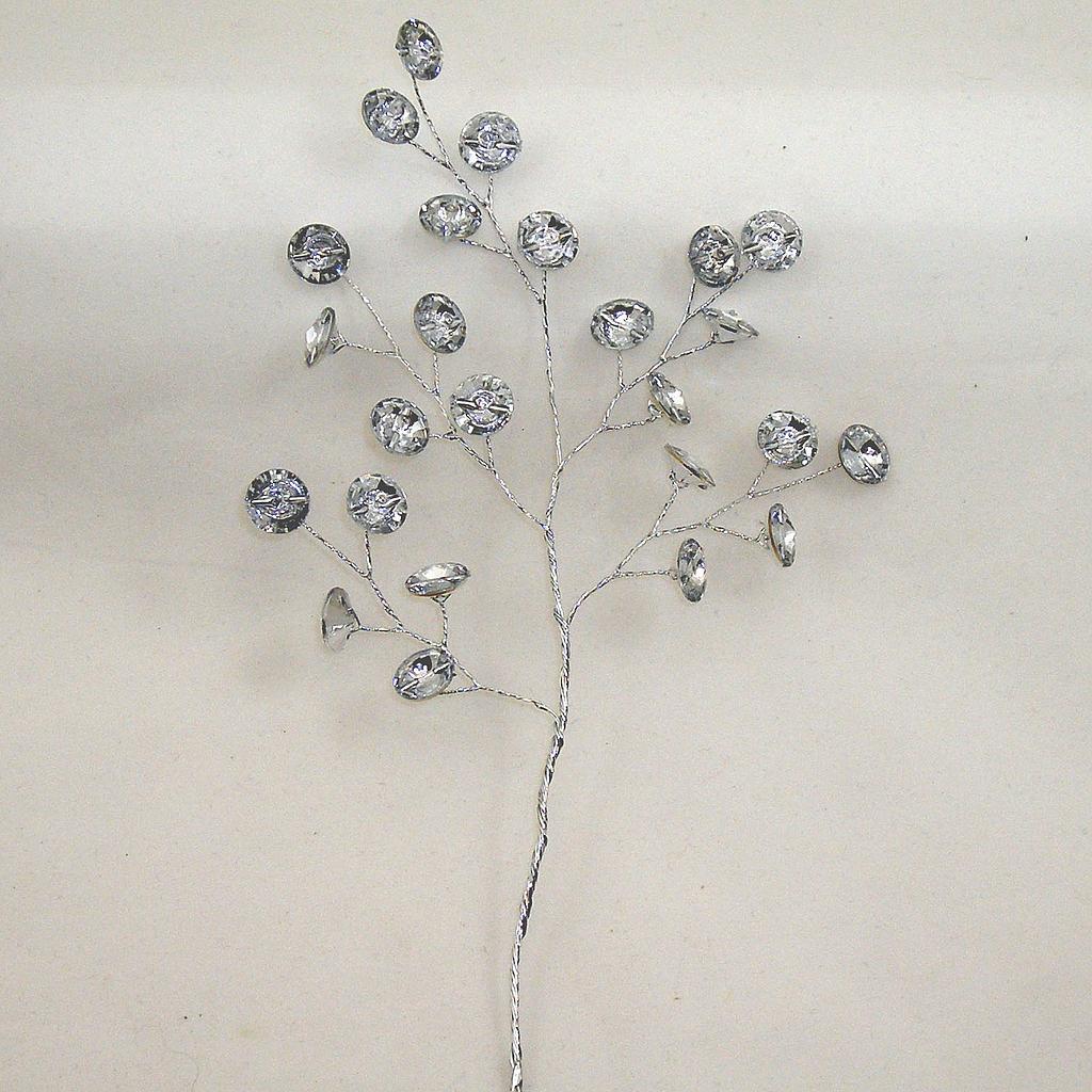 [SA4080-SIL] 8" GEM PICK SILVER