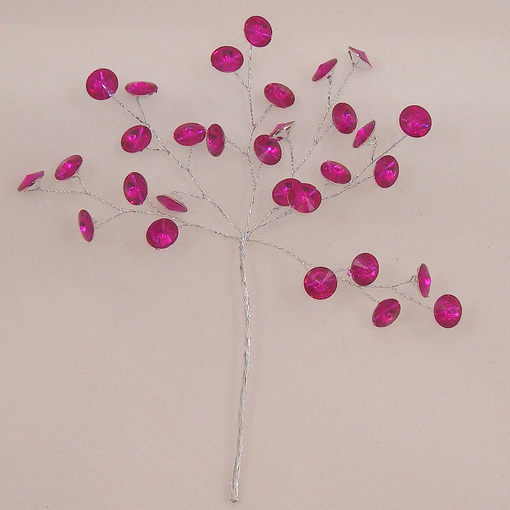 6.5" GEM PICK FUSCIA