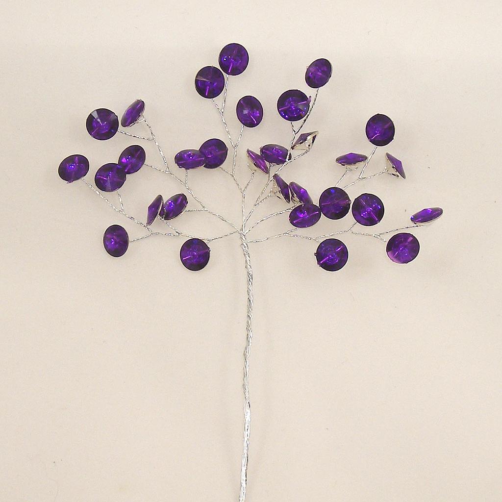 6.5" GEM PICK PURPLE