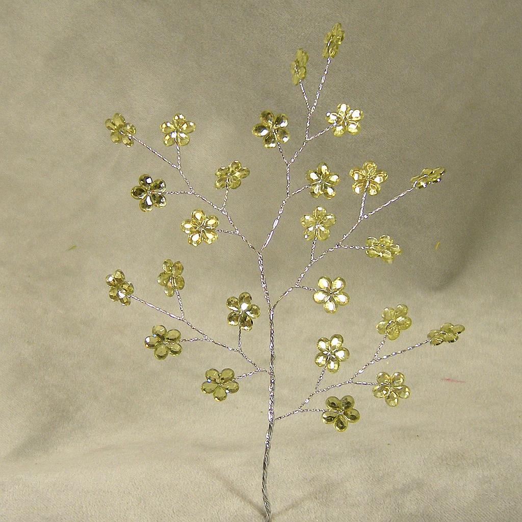 8" JEWEL FLOWER PICK MINT