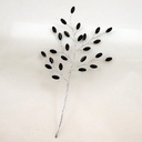 8.5" PEARL OVAL PICK BLACK