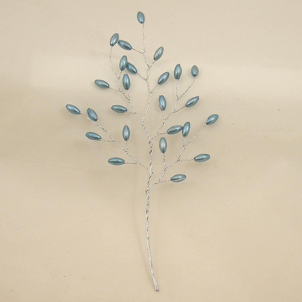 [SA4084-BLU] 8.5" PEARL OVAL PICK BLUE