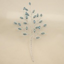 PEARL OVAL PICK 8.5&quot;  BLUE