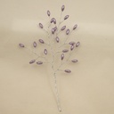 PEARL OVAL PICK 8.5"  LAVENDER