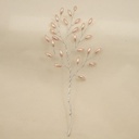 PEARL OVAL PICK 8.5"  LIGHT PINK