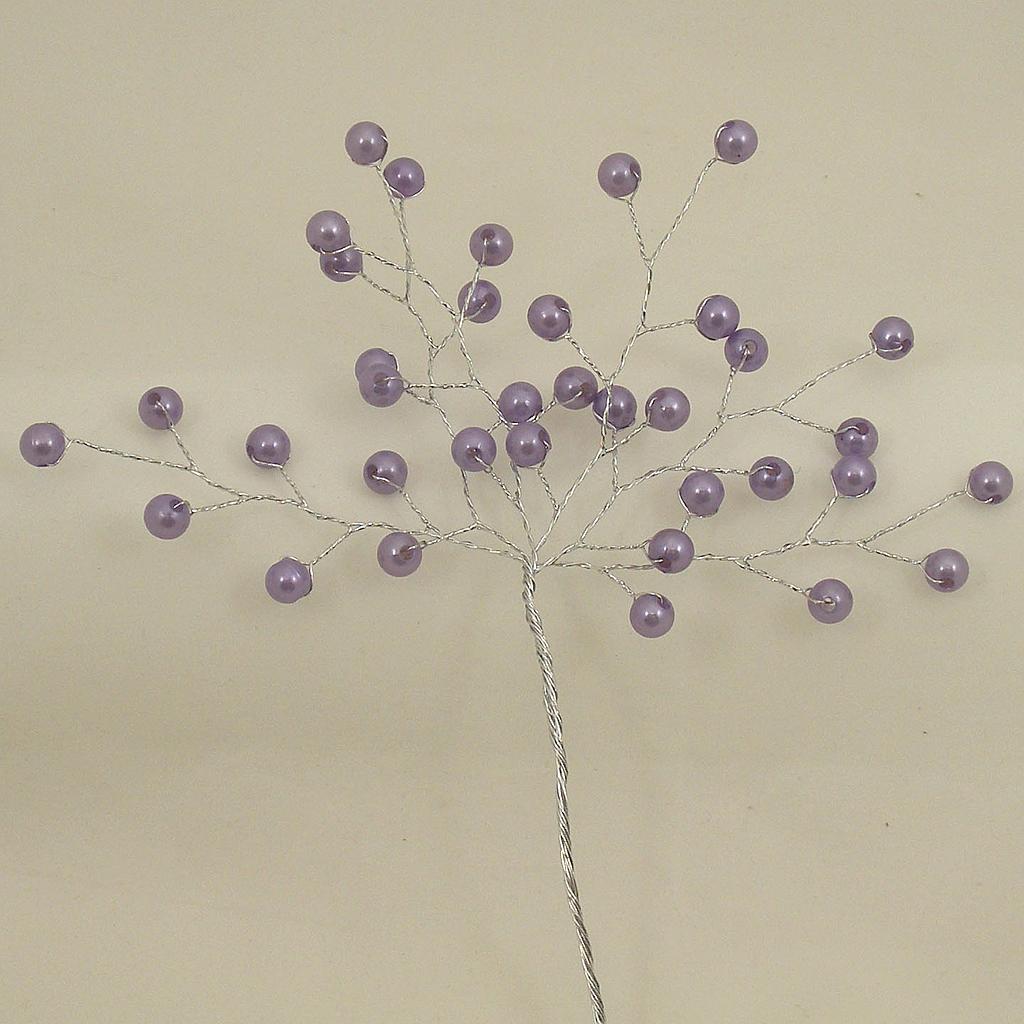 [SA4085-LPU] 6.75" PEARL BEAD PICK LIGHT PURPLE